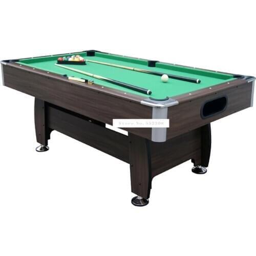 American Style 7 feet Wood Billiard Table With 16pcs Balls 2 Cue Modern Strong Frame leg Sport Equipment Snooker SUB-8446R-1LZ