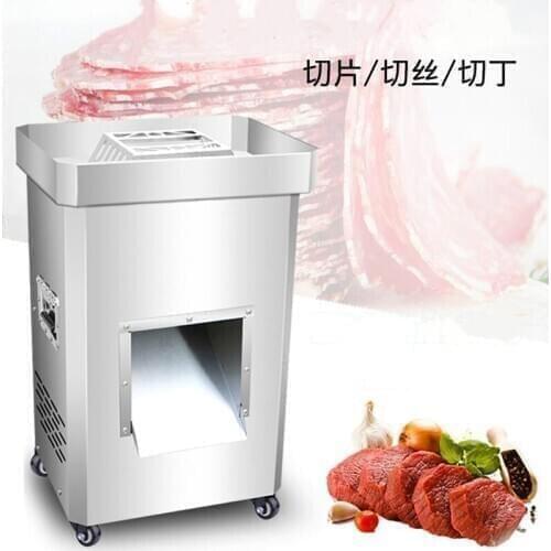 Electric commercial meat slicer Stainless steel slicer Wire cutter Fully automatic Meat grinder Sliced meat cutting machine