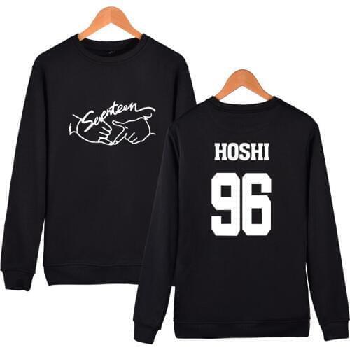 Kpop SEVENTEEN 17 korean women men cotton Hoodies Sweatshirt hip hop pullover Tracksuit Tops streetwear plus size womens clothes