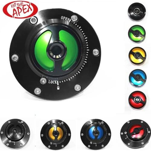 Keyless CNC Aluminum Motorcycle Fuel Tank Cap for Triumph Daytona 675 / 675 R 2011-2016 &Speed Triple 1050 Twist off Gas Cover