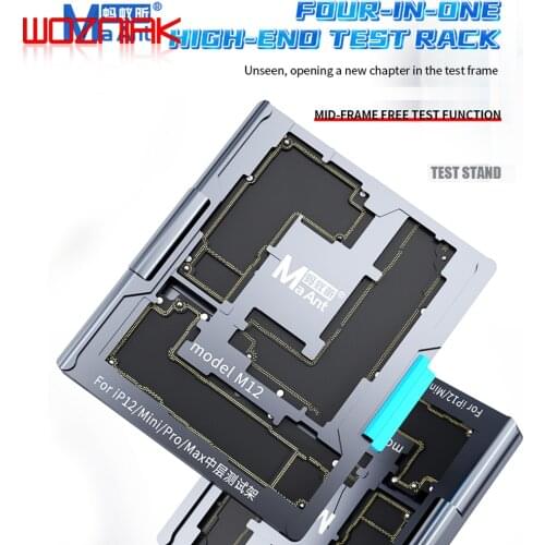 MaAnt M12 Motherboard Layered Test Fixture For iPHone X XSMAX 11 12 PROMAX MINI Logic board Layered Tester Maintenance Tools
