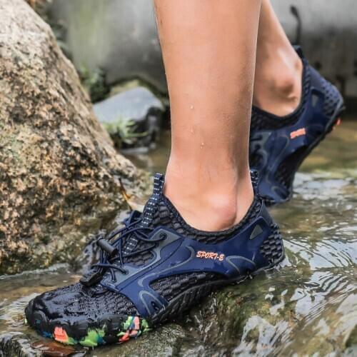 Men Outdoor Sneakers Breathable Hiking Shoes Men Women Outdoor Hiking Sandals Trekking Trail Quick Dry Water Shoes 35-48