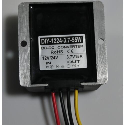 DC DC 12V24V(6V-40V) To 3.7V 15A 55W Step Down Converter Buck Module Car Power Converter Adapter Voltage Regulator Waterproof