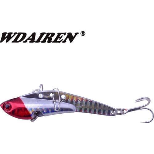 WDAIREN sinking fishing lure 7.5cm 25.5g Vibrations Spoon Lure Fishing bait Bass artificial bait cicada lure vibbait FA-226
