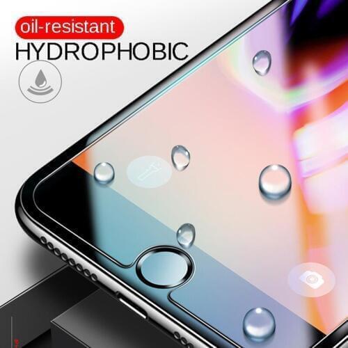 SFor Apple iPhone 4 4S 5 5S SE 6 7 6S Plus Tempered Glass transparent Screen Protector Film Phone Strike Screen Protection Film