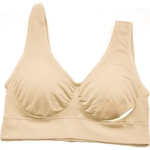 Women Sporty Fitness Yoga Bra High Stretch Breathable Top Ladies Solid Color Padded Running Gym Seamless Crop Gradient Bras