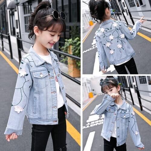 Baby Girl Winter Wear New Denim Jacket Children 's Short Toddler Fall Clothes 2020