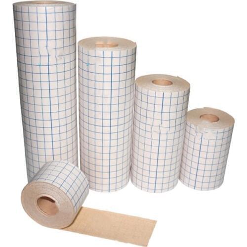 1 roll Medical Fixation Tape breathable non-woven Adhesive Wound Dressing bandage skin color square grid design Feel free to cut