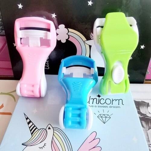 1pcs New Cosmetic Eyelash Curler with Comb Tweezers Curling Eyelash Clip Cosmetic Eye Girl Beauty Tool Wholesale Makeup Tools