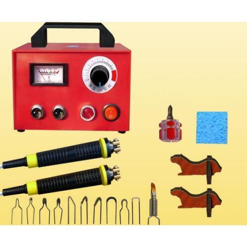 220V Pyrograph Machine Professional Branded Machine Electrocautery Pen Pyrography Machine Wood-Board Pyrograph Tool