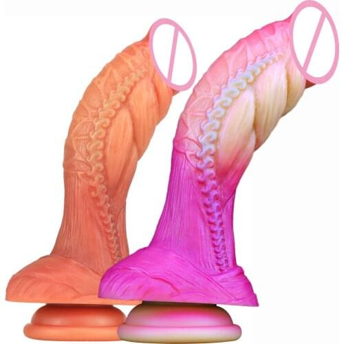8.6 Inch Skin Feeling Realistic Dildo Huge Penis Dick with Powerful Suction Cup Strapon Sex Toys for Woman Masturbation Sex Shop