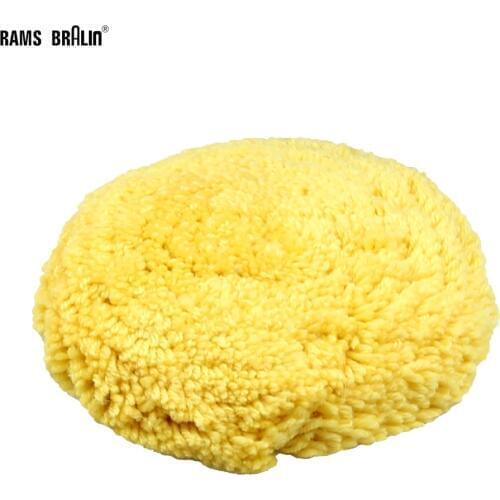 8" Hook & Loop Polishing Buffing Waxing Wheel Knitting Wool Pad