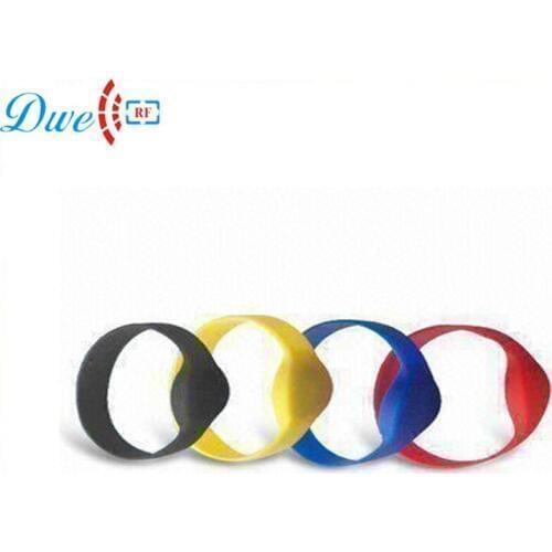 Free shipping 10pcs/lot control access rf card rfid watch wristband cards tag tokens 125khz tk4100 65mm diameter