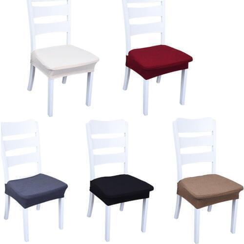 Household Waterproof Chair Cover Simple Fabric Stretch Split Stool Cover Seat Cover for dinning room restaurant hotel