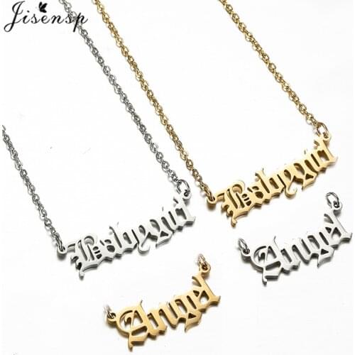 Angel Choker Charm Necklace for Girls Old English Letter Babygirl Pendant Necklace Stainless Steel Chain Jewelry Girlfriend Gift