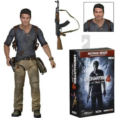 NECA Uncharted 4 A thiefs End Figures NATHAN DRAKE PVC Action Figure Collectable Model Toy Christmas Gift