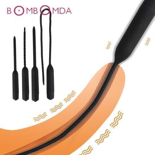 Catheter Vibrator Penis Plug Sex Toys for Men Dick G spot Stimulator Urethral Dilators Insertion Urethral Plug Adult Products