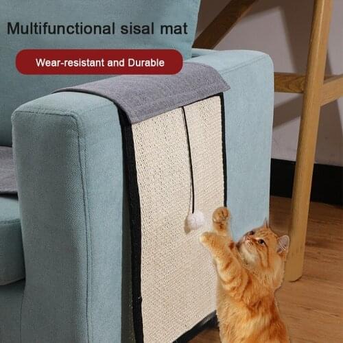 Pet Cat Scratching Board Creative New Products Cat Grinding Claws Sisal Cat Scratching Pad Sofa Protection Pad for Cats