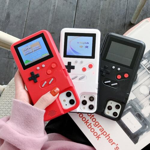 Game Console For Apple iphone 12 Pro Max case Retro Tetris Gameboy iphone 12 Mini Game Play cover