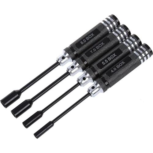 Metal Hex Key Socket Screw Drivers Wrench for RC Models 4.0mm 5.5mm 7.0mm 8.0mm