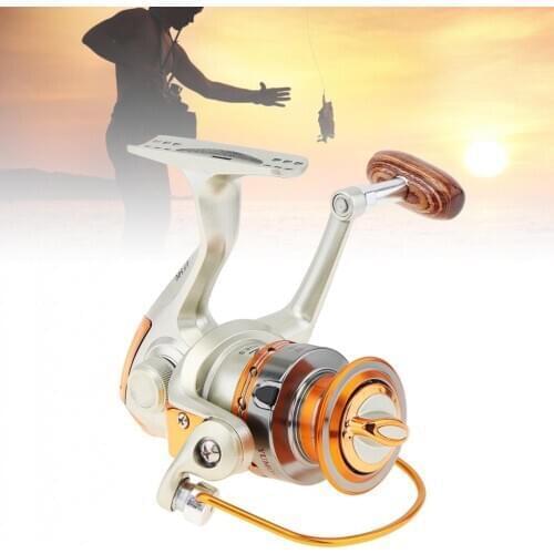 Mini 10BB 5.2:1 Fishing Reel Palm Size Metal Coil Pocket Small 150 Series Spinning Reel for Boat Raft Ice Fishing Rods