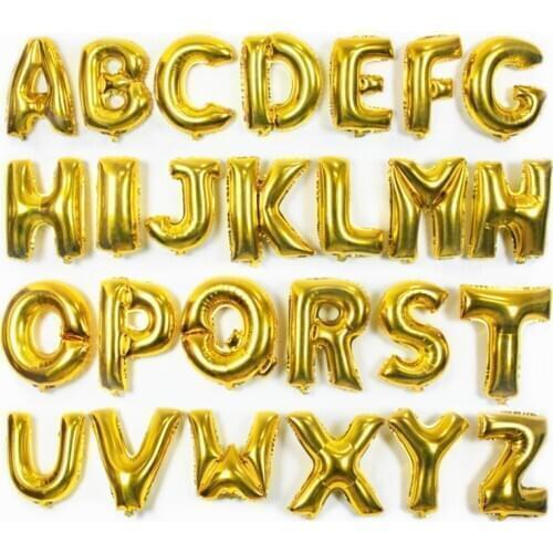 New 40 inch Giant Letter Foil Balloons Inflatable Helium Balloons Kids Toys Wedding Birthday Party Decoration