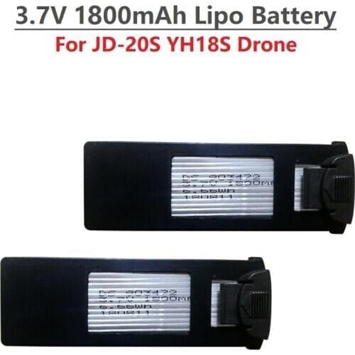 Original Battery for JD-20S JD20S YH18S GPS Drone RC Quadcopter spare parts 3.7V 1800mAh Lipo battery for JD-20S JD20S Drone