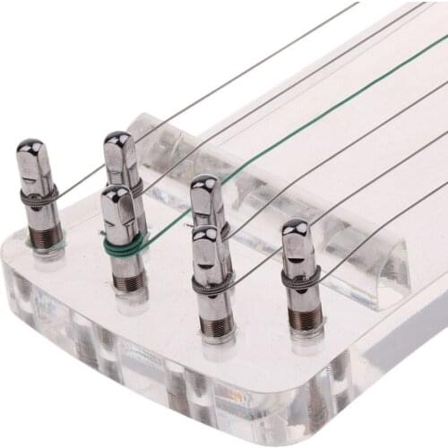 Transparent Guzheng Finger Hand Sensitivity Exercise for Chinese Zither 8.07x3.74x1.18inch