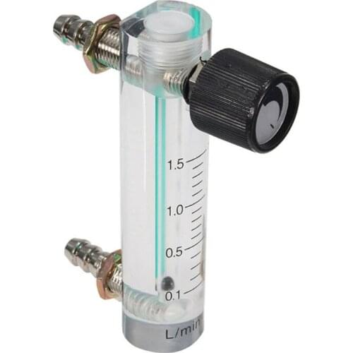 13MA 0-1.5LPM 1.5L Oxygen Flow Meter Flowmeter with Control Valve for Oxygen Air Gas