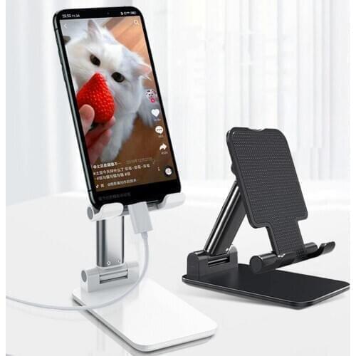 Stylish Mobile Phone Tablet Holder Desktop Folding Telescopic Bracket Stand Telescopic Phone Holder Phone accessories