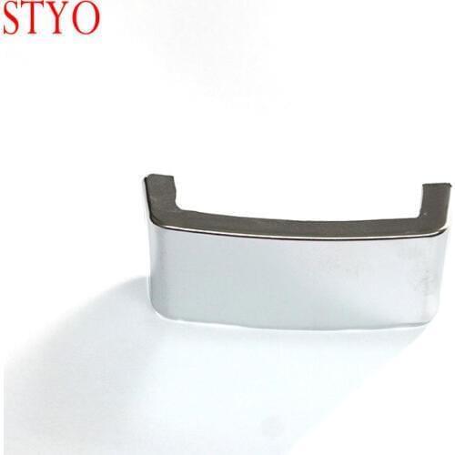 STYO BLACK ABS Chrome Multifunction Steering Wheel Trim Cover Decal For VW Golf Jetta MK5 Passat B6 Touran