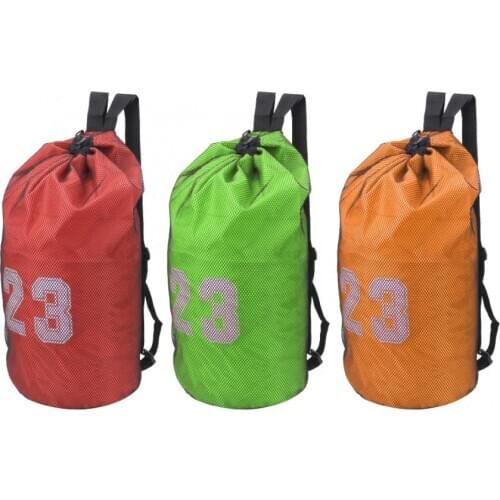 Basketball Football Training Bag Net Cover Sport Drawstring Bag Gym Workout Fitness Training Backpack Sports Shoulder Bag