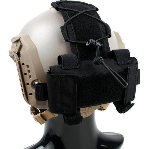 Tactical AF helmet Special Black Khaki Paste attached Pouch Battery Case Storage Bag