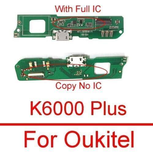 Usb Charger Prot Plug Board For Oukitel K6000 Plus Charging Jack Dock Board Module Replacement Parts For Oukitel K6000 Plus