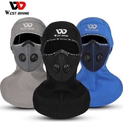 WEST BIKING Winter Cycling Headwear Windproof Outdoor Sport Ski Balaclava Bandana Bicycle Motocycle Buff On The Neck Cap Hat