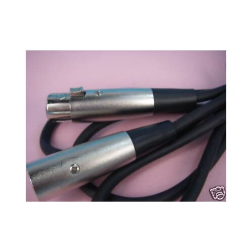 XLR Male to XLR Female 3-pin Audio Microphone extension Speaker Cable 2m 605