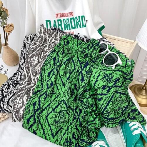 High-waist Holiday Style Retro Floral Skirt Was Thin, Mid-length A-line Fishtail Umbrella Skirt 2021 Summer Womens Daily Party