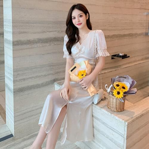 Women Dresses 2021 Summer Mid-Length Dress Women Vestido De Mujer