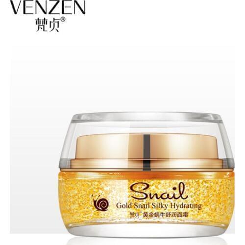 Gold Snail Face Cream Hydrating Moisturizing Anti Wrinkle Anti Aging Whitening Face Skin Care
