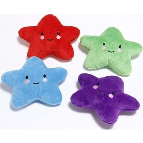 100pcs Puppy Dog Chew toy Pet Soft Plush Squeak Toy dog teething chew training squeaking sound toys multiple designs
