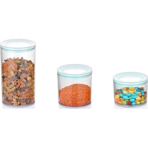 1700/900/700 ML Food Storage Container Plastic Kitchen Refrigerator Noodle Pasta Box Multigrain Tool Tank Transparent Sealed
