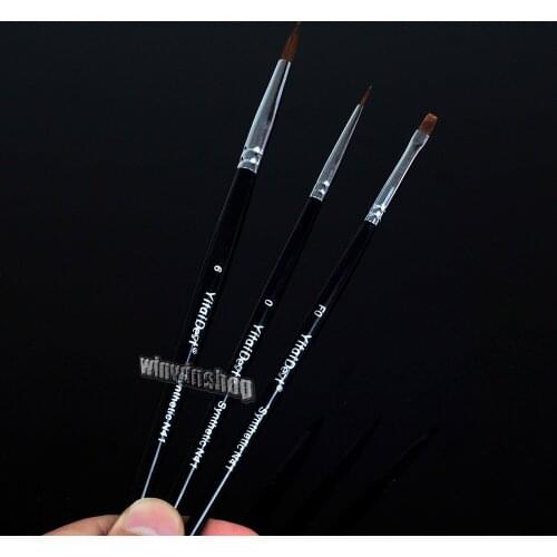 3Pcs Dental Porcelain Brush Pen F0,0,6# Dental Lab Equipment
