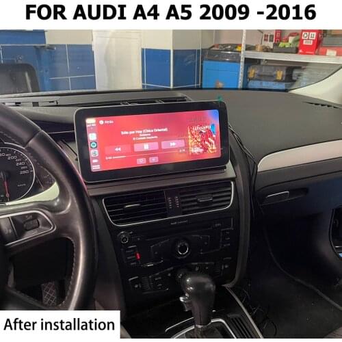 4G Deluxe Version 4GB Ram Android 10 Car GPS Receiver For Audi A4 A5 2009 2016 IPS Touch Multimedia Stereo Radio WIFI Navigation
