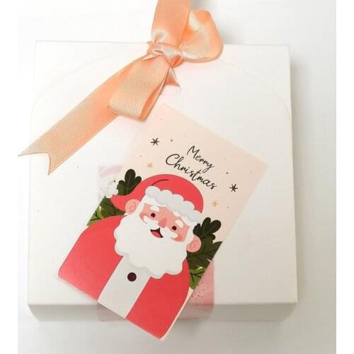 50 Christmas Cards Thank You Cards Christmas Gift Postcard Set New Year Window Decoration Stickers Christmas Decorations