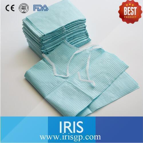 500 pieces/bags Dental Oral Hygiene Disposable Dental Bib Tie Accessory Two Films Wood the Paper Wholesale