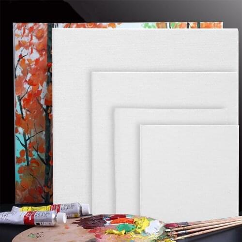 6Pc Cotton Wood Frame For Canvas Oil Painting Professional Artist Canvas Framed Pre-stretched Cotton Painting school accessories