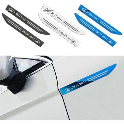 2PCS/set Auto parts 3D metal blade standard leaf plate side standard sticker for Great Wall Haval Hover H3 H5