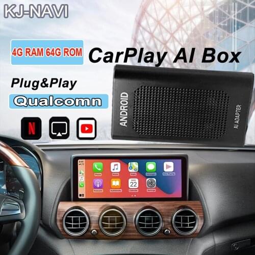 Carpaly AI Box 4+64G Wireless Mirrorlink Car Multimedia Player Carplay Android TV For BMW X4 F32 F33 F36 X7 F02 F03 F04 Video