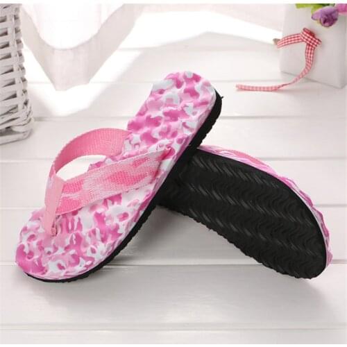 Men Indoor Summer Home Slippers Flip Flops Floor Flat Shoes Male Massage Slipper Camouflage Comfortable Zapatillas De Hombre