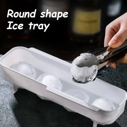 Ice Mold Large Round Ice Ball Maker Sphere Tray Mold Cube Cool Ice Cream Tool Whiskey Cocktails Bar Ice Mold Kitchen Accessories